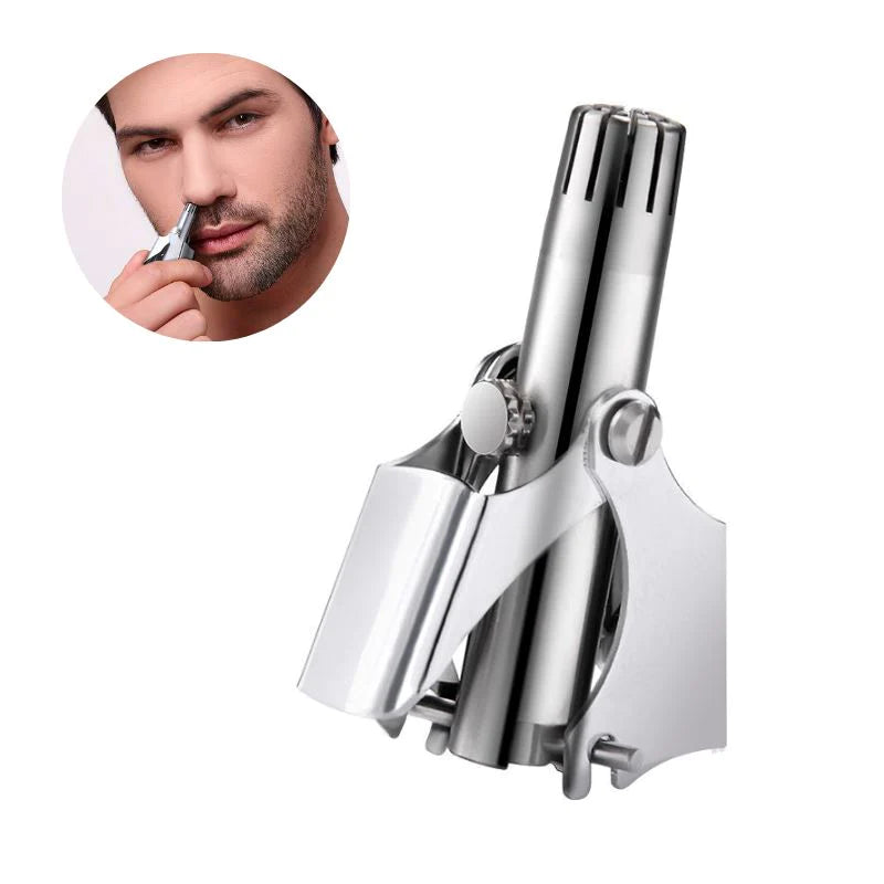 Stainless Steel Manual Nose Trimmer Shaving Nose Ear Hair Face Care Washable