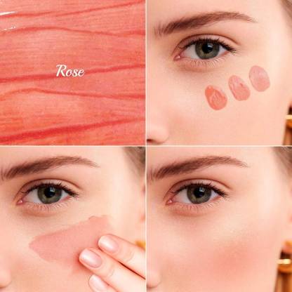 Matte Silky Texture Liquid Blush Natural Long Lasting Matte Cheek Liquid Blusher Makeup - 4