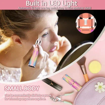 2-in-1 Electric Eyebrow Trimmer & Hair Remover