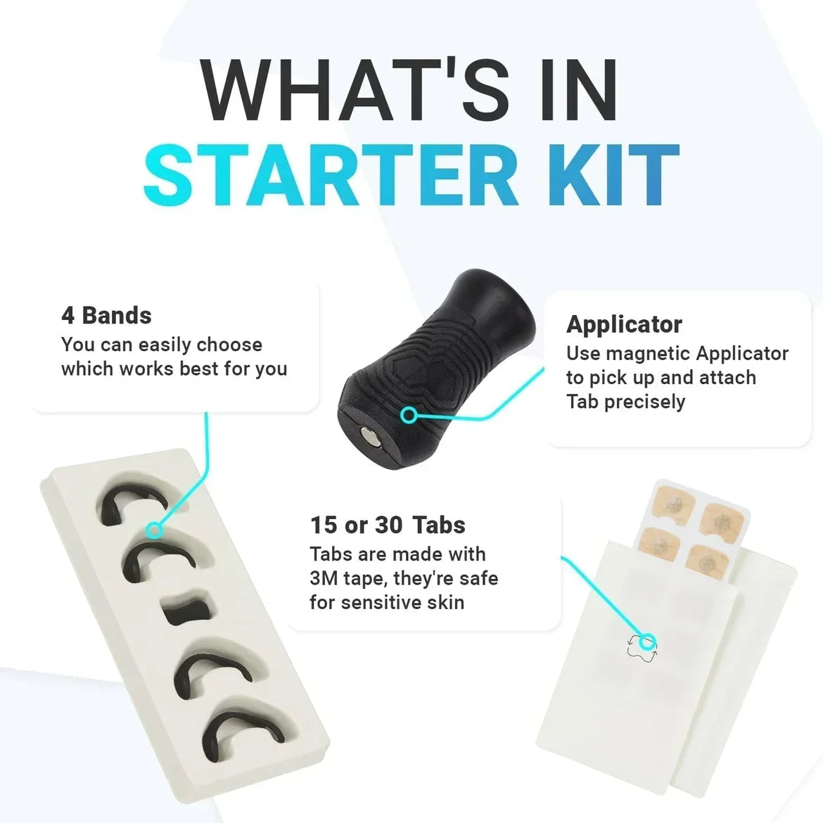 Magnetic Nose Strips|Sleepco Nasal Dilator Starter Kit