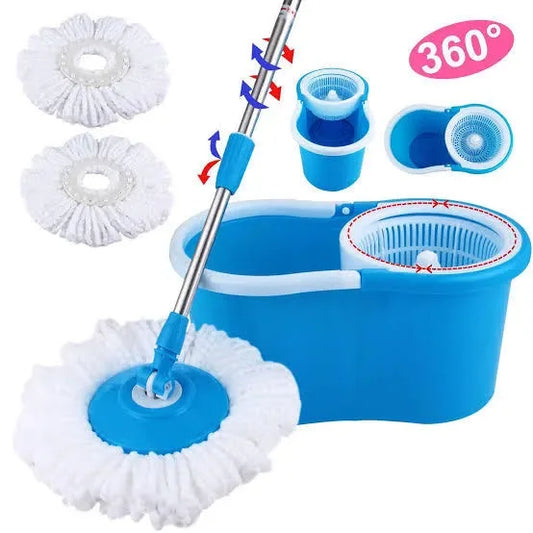 360° Rotating Head Mops with Bucket
