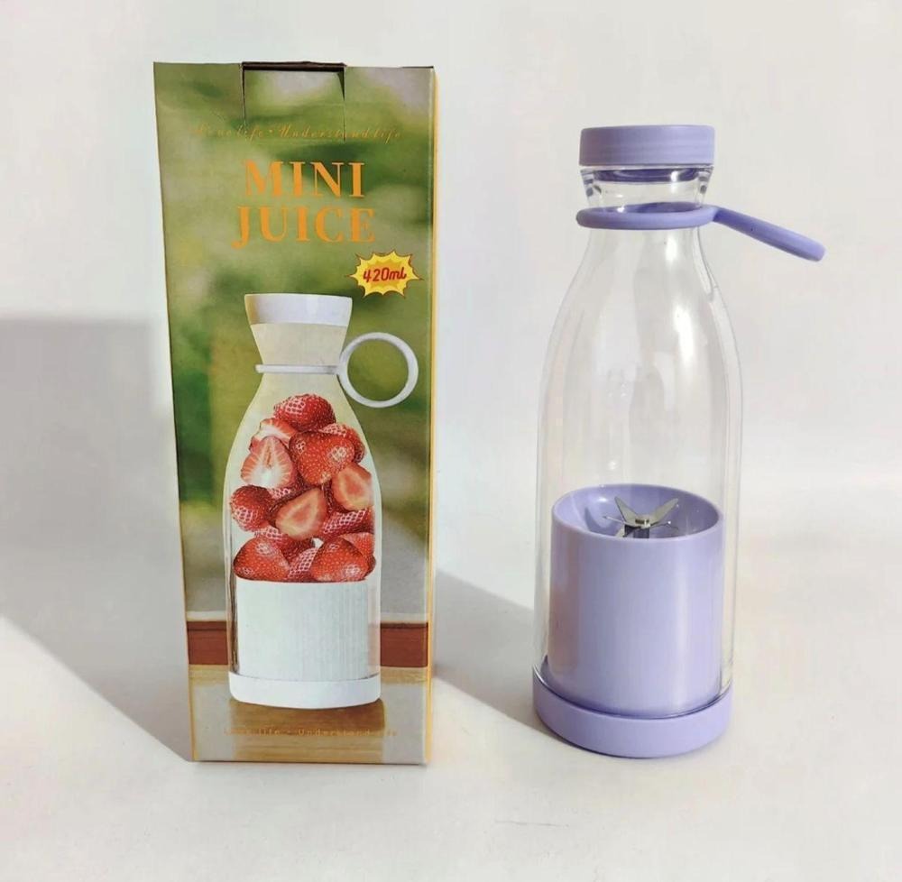Portable 6 Blades Mini Bottle Juicer