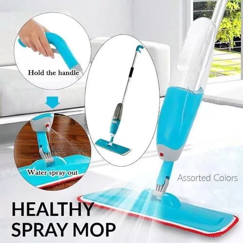 New Water Spray Mop with Extendable Handle | Microfiber Mop For Floor