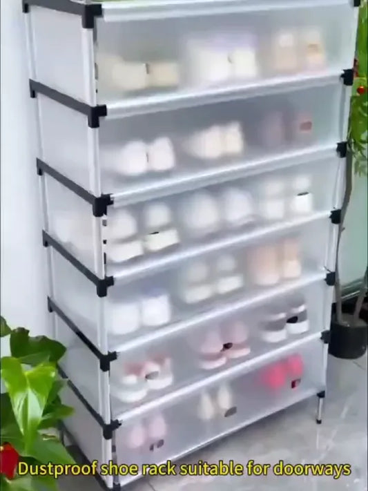 Modern Multi‑Layer Shoe Storage Rack , 6 layer
