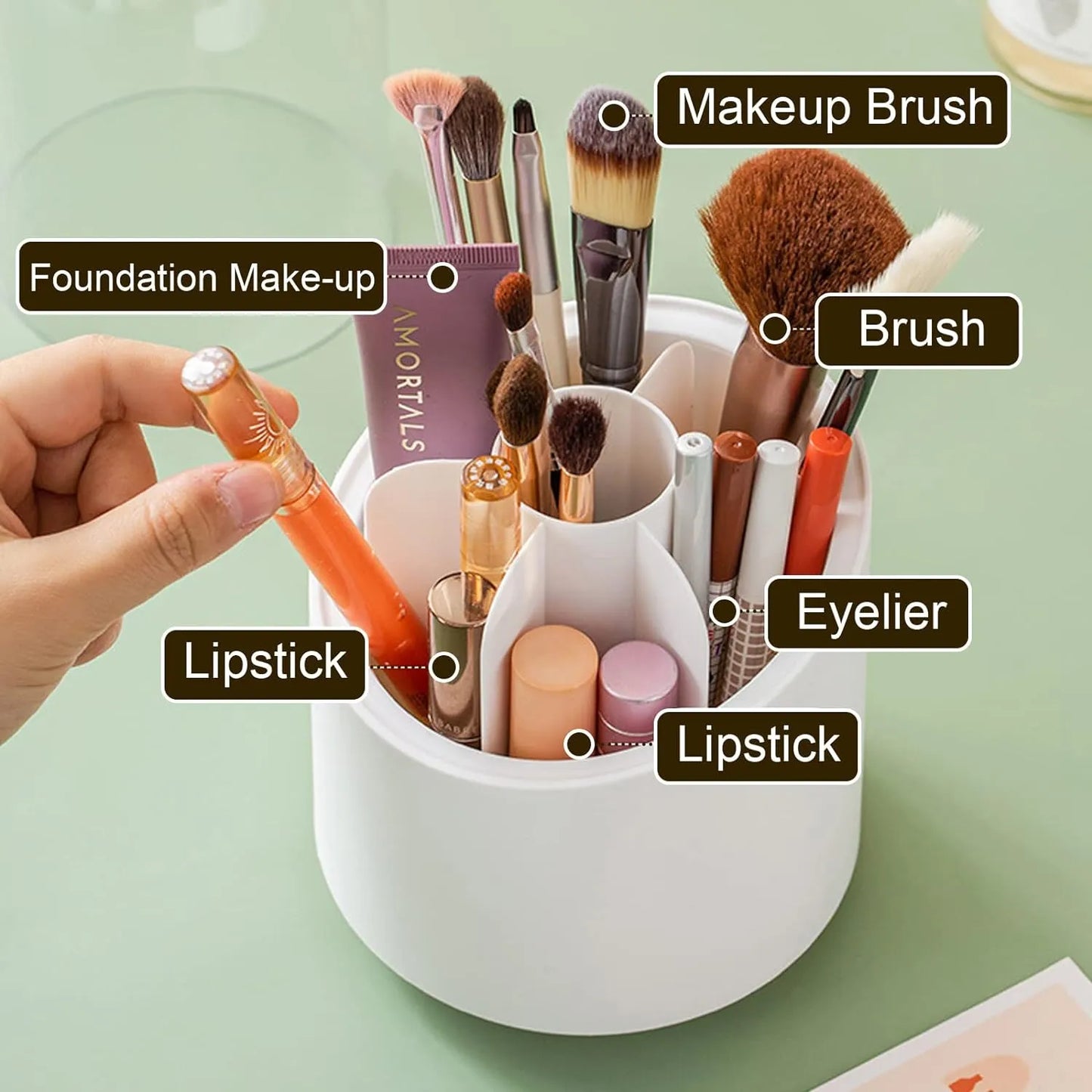 Makeup Brush Storage Box