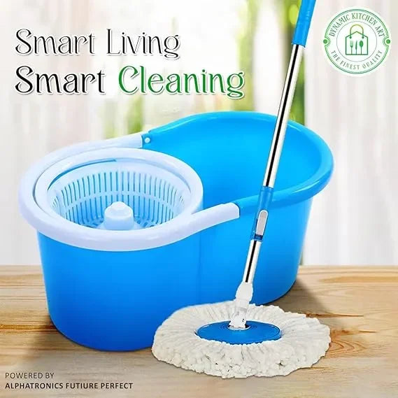 360° Rotating Head Mops with Bucket