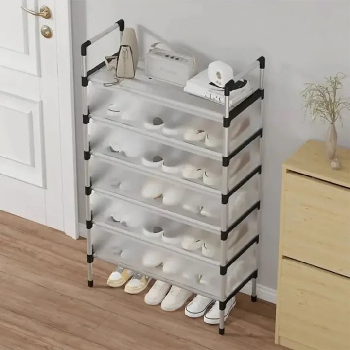 Modern Multi‑Layer Shoe Storage Rack , 6 layer