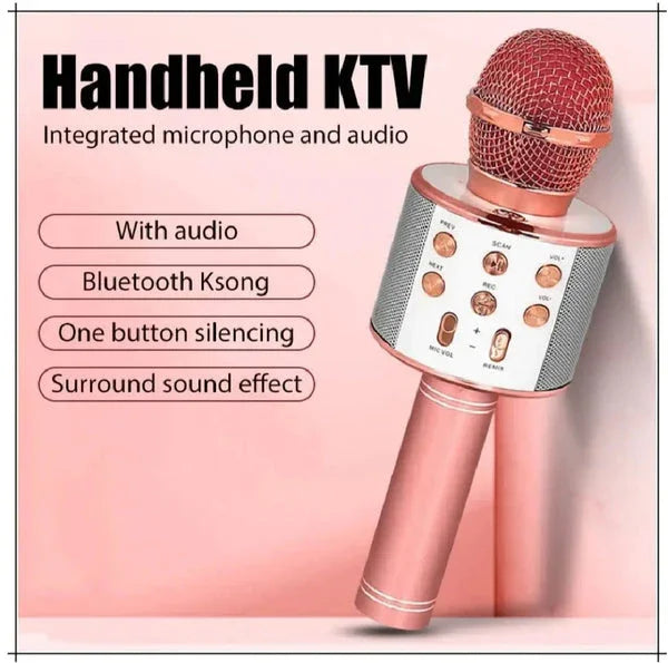 Bluetooth Karaoke Microphone Speaker