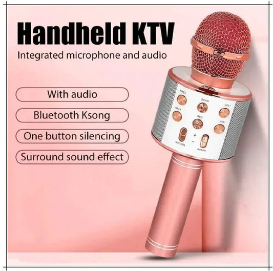 Bluetooth Karaoke Microphone Speaker