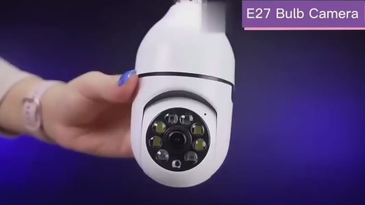 1080P HD WiFi Bulb Socket Security Camera